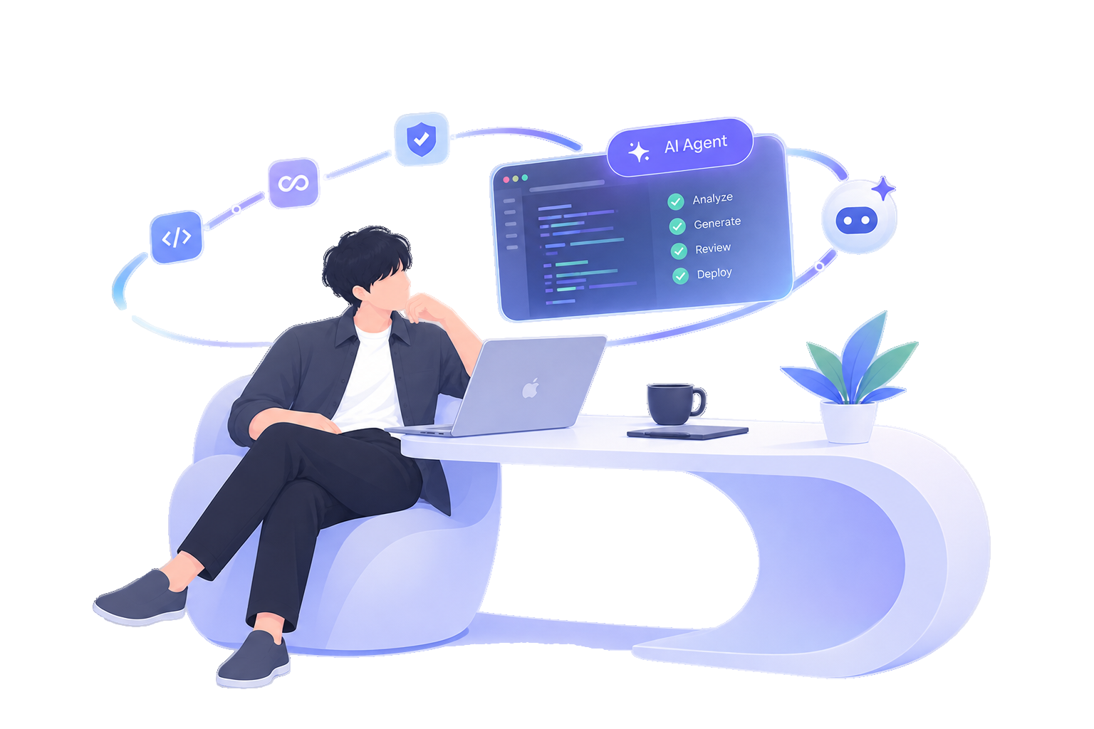 AI Native engineering workflow illustration